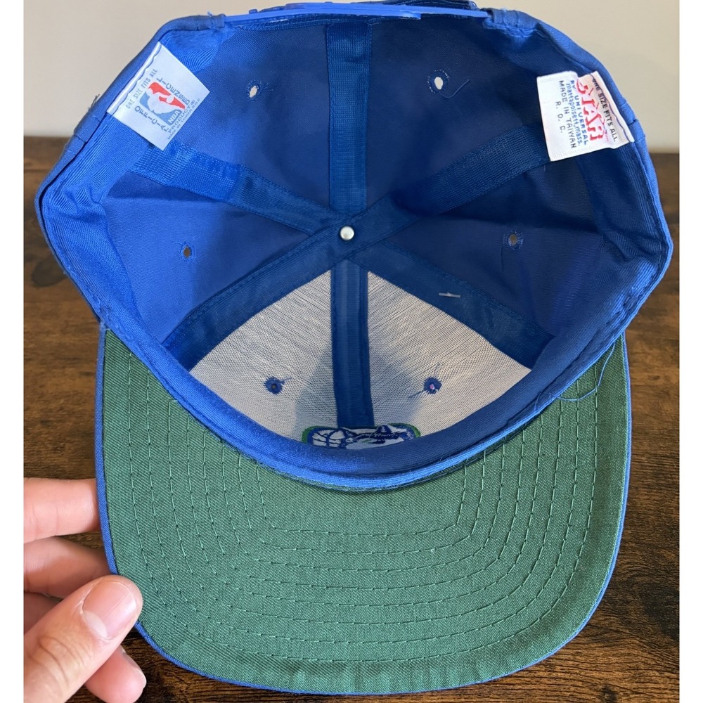 Vintage Minnesota Timberwolves Pro Star Hat Snapback Brand New w/ Tags Blue - Picture 9 of 12